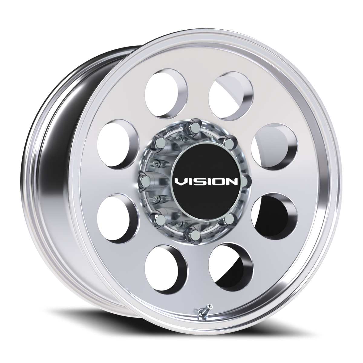 Vision Wheel 56 Polished 18x9 +12 8x165.1mm 125.2mm - Wheelwiz