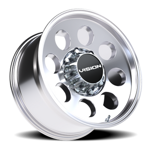 Vision Wheel 56 Polished 18x9 +12 8x165.1mm 125.2mm - Wheelwiz