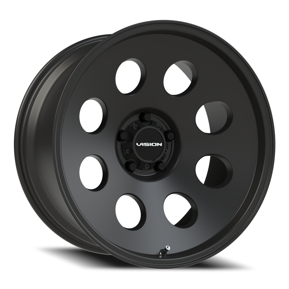 Vision Wheel 56 Satin Black 20x10 -25 5x127mm 78.1mm - Wheelwiz