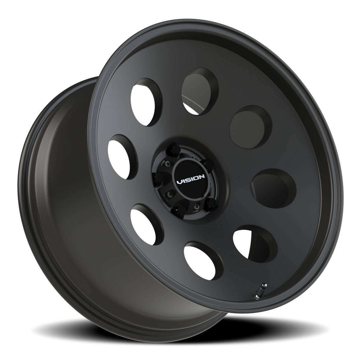 Vision Wheel 56 Satin Black 20x10 -25 5x127mm 78.1mm - Wheelwiz