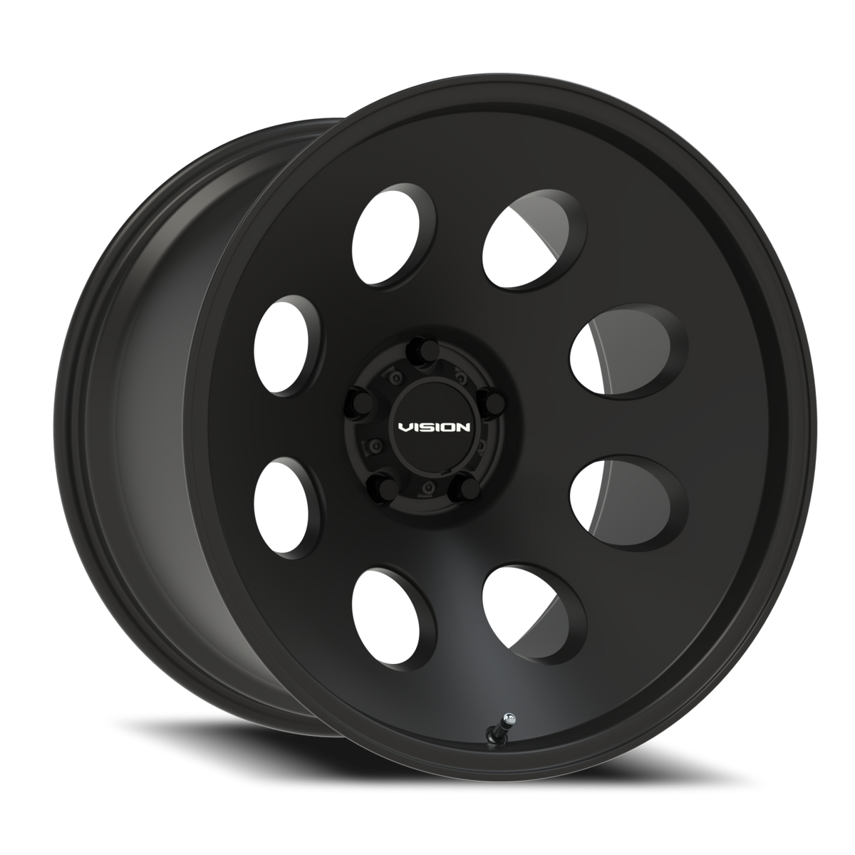 Vision Wheel 56 Satin Black 20x12 -44 5x127mm 78.1mm - Wheelwiz