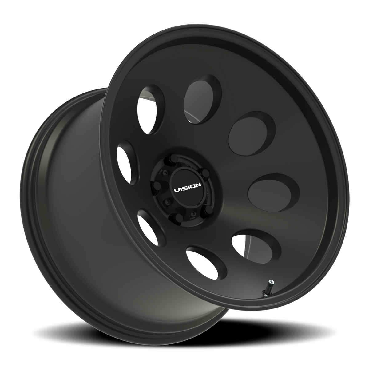 Vision Wheel 56 Satin Black 20x12 -44 5x127mm 78.1mm - Wheelwiz