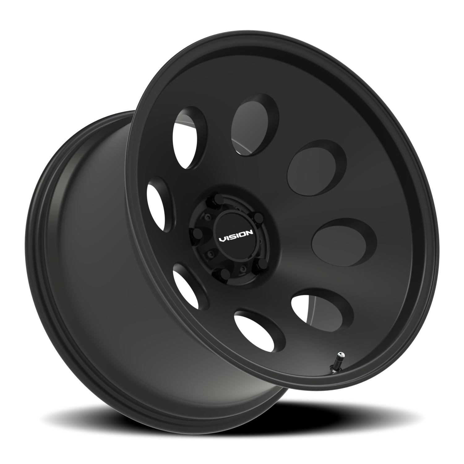 Vision Wheel 56 Satin Black 20x12 -44 5x127mm 78.1mm - Wheelwiz