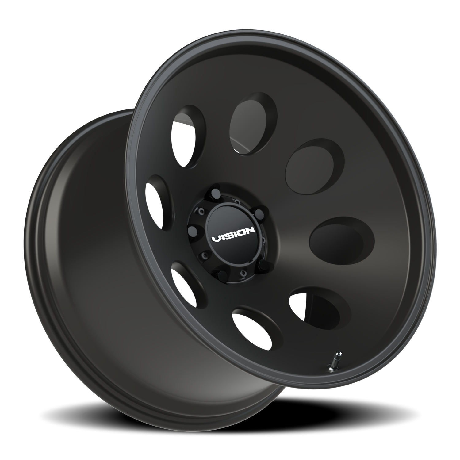 Vision Wheel 56 Satin Black 20x12 -44 5x139.7mm 108mm - Wheelwiz