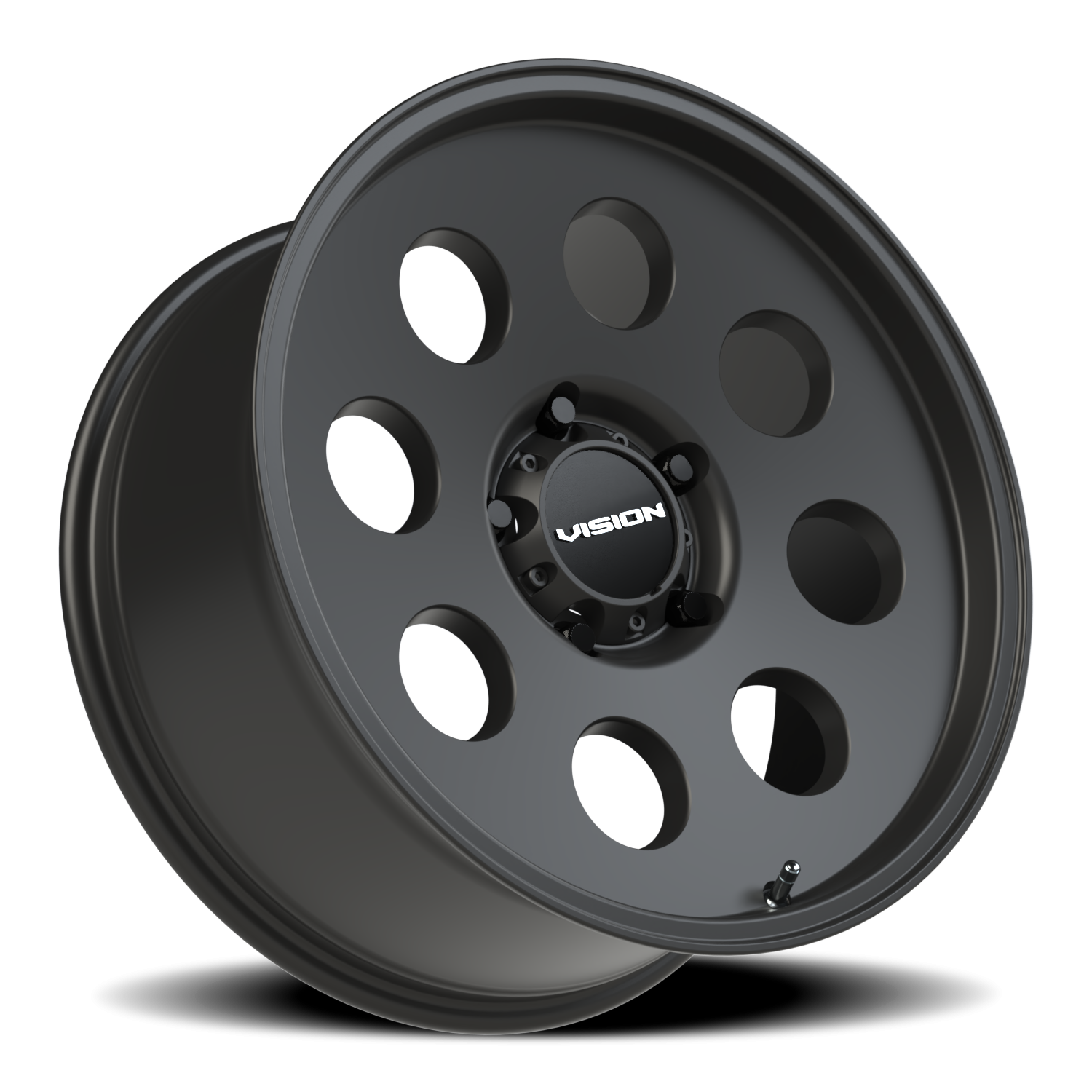 Vision Wheel 56 Satin Black 20x9 +12 5x150mm 110.2mm - Wheelwiz