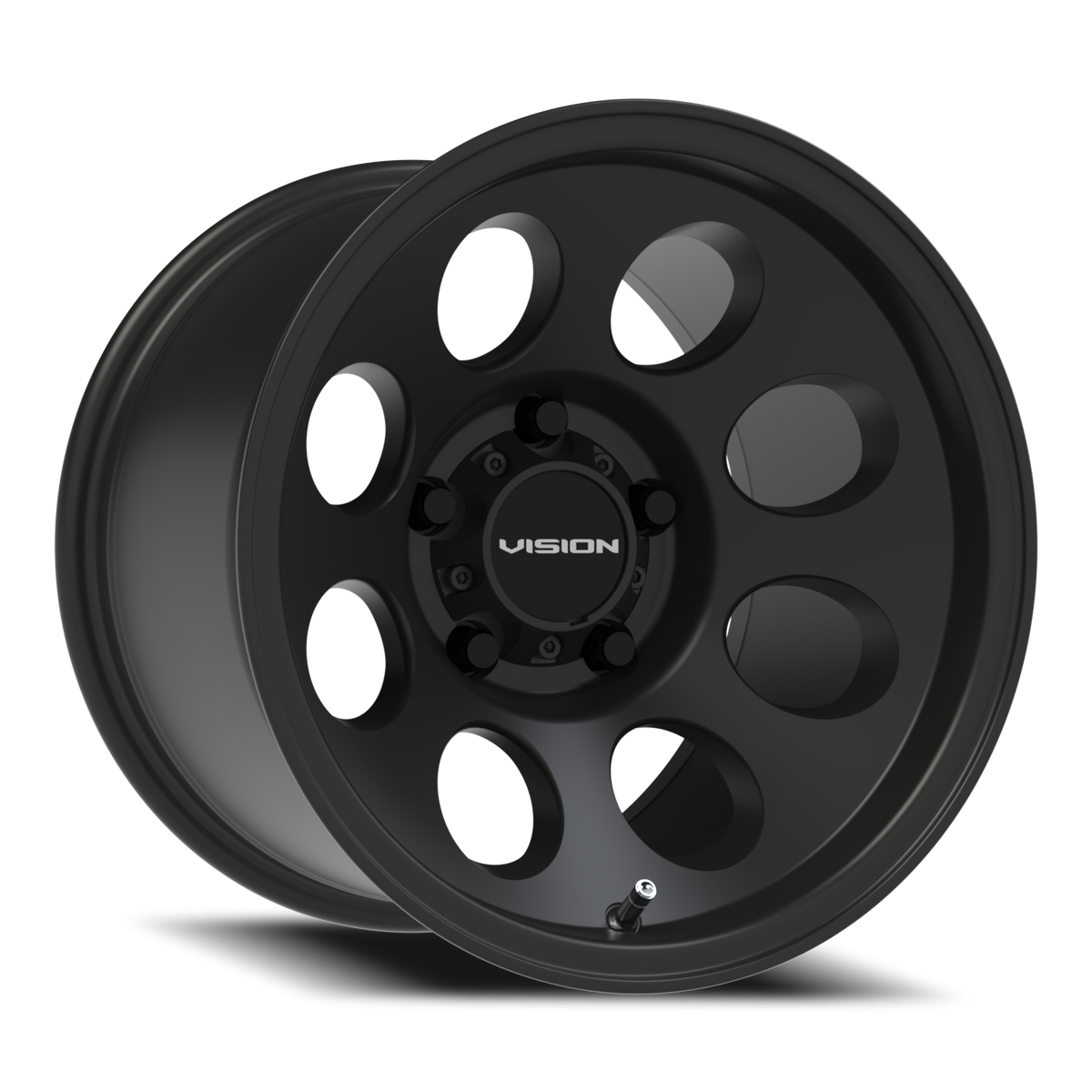Vision Wheel 56 Satin Black 15x10 -25 5x114.3mm 83.1mm - Wheelwiz