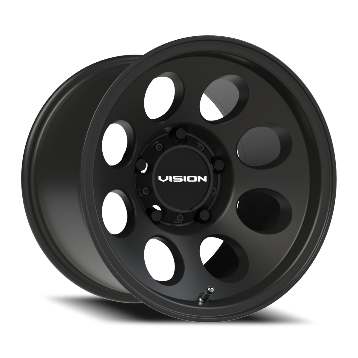 Vision Wheel 56 Satin Black 15x10 -25 5x139.7mm 110mm - Wheelwiz