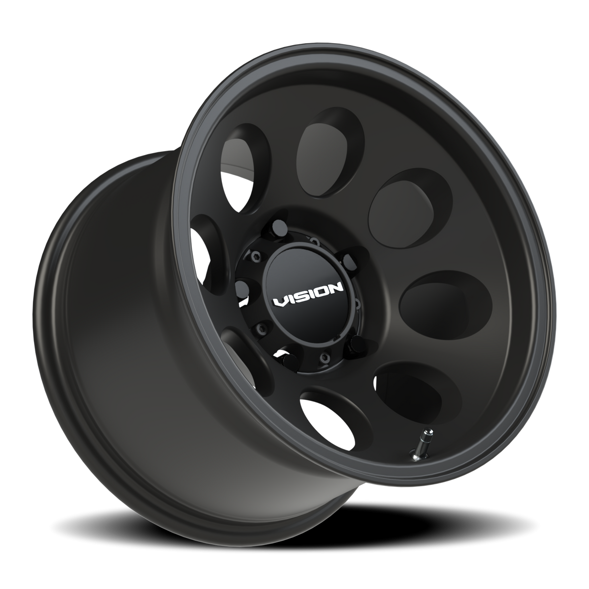 Vision Wheel 56 Satin Black 15x10 -25 5x139.7mm 110mm - Wheelwiz