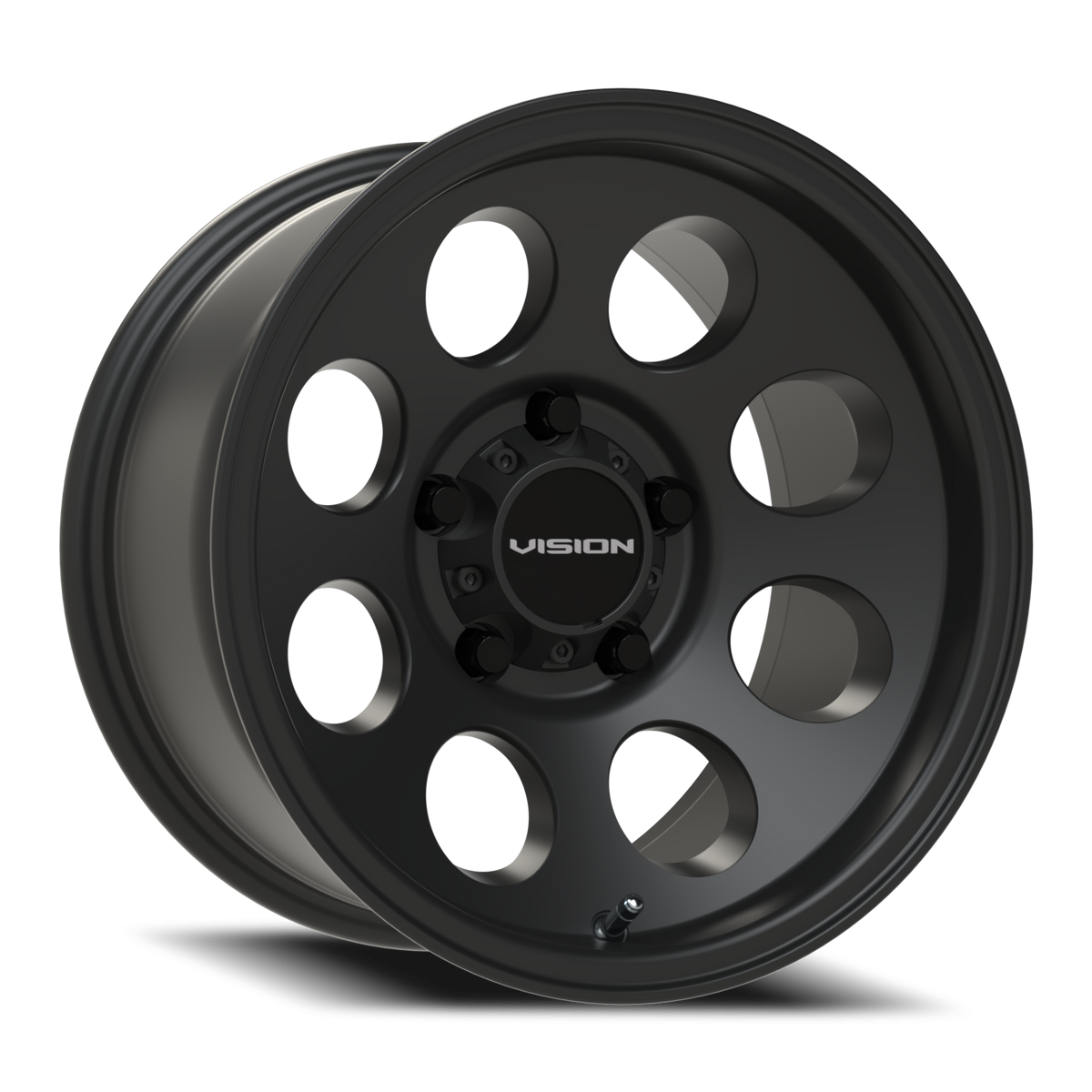 Vision Wheel 56 Satin Black 15x8 -19 5x120.65mm 73.1mm - Wheelwiz