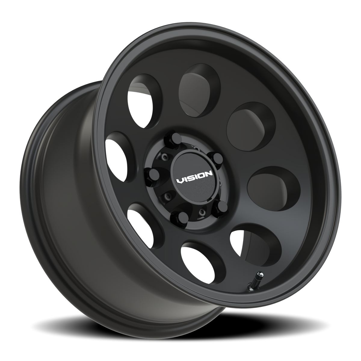 Vision Wheel 56 Satin Black 15x8 -19 5x120.65mm 73.1mm - Wheelwiz