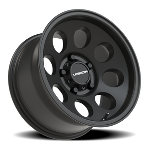 Vision Wheel 56 Satin Black 15x8 -19 5x120.65mm 73.1mm - Wheelwiz