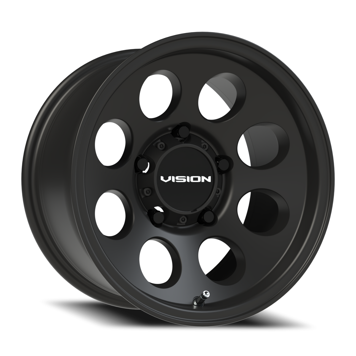 Vision Wheel 56 Satin Black 15x8 -19 5x139.7mm 110mm - Wheelwiz