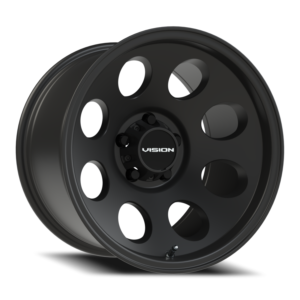 Vision Wheel 56 Satin Black 16x10 -25 5x114.3mm 83.1mm - Wheelwiz