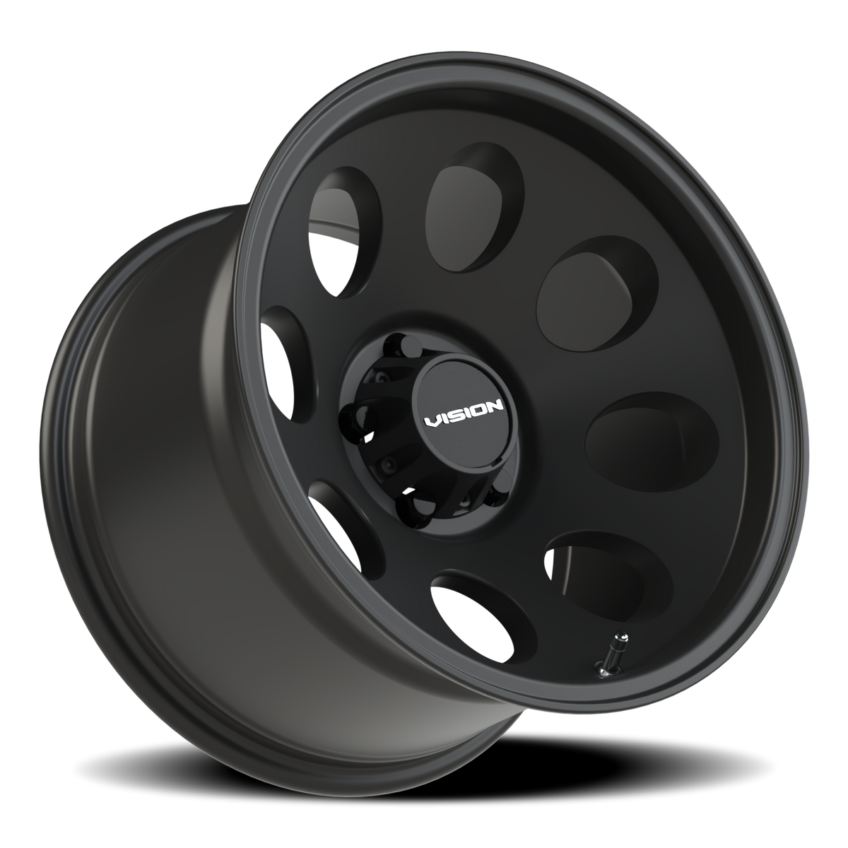 Vision Wheel 56 Satin Black 16x10 -25 5x114.3mm 83.1mm - Wheelwiz