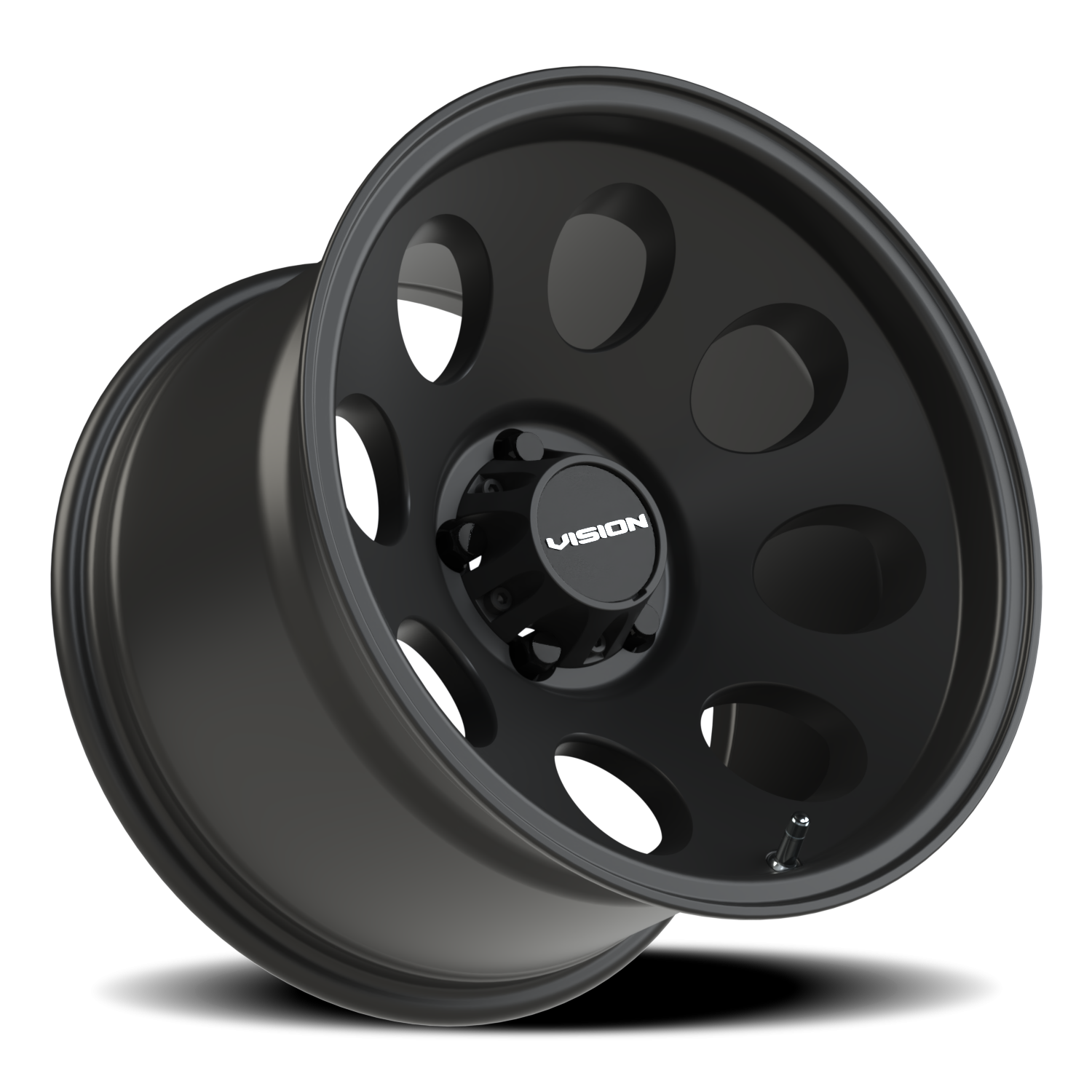 Vision Wheel 56 Satin Black 16x10 -25 5x127mm 78.1mm - Wheelwiz