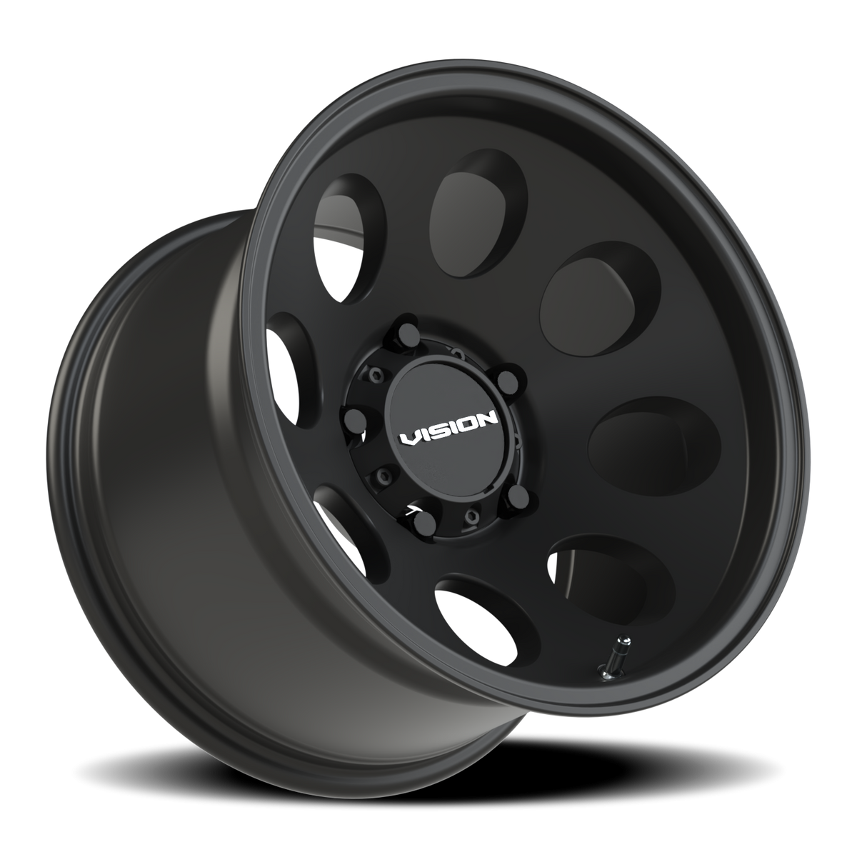 Vision Wheel 56 Satin Black 16x10 -25 5x139.7mm 110mm - Wheelwiz