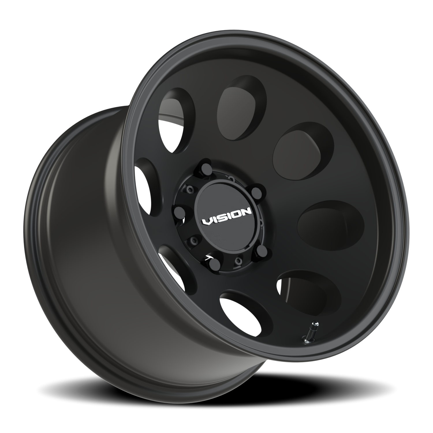 Vision Wheel 56 Satin Black 16x10 -25 5x139.7mm 110mm - Wheelwiz