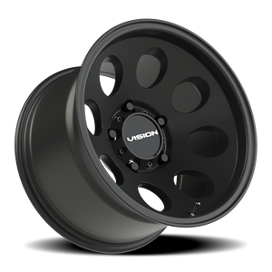 Vision Wheel 56 Satin Black 16x10 -25 5x139.7mm 110mm - Wheelwiz