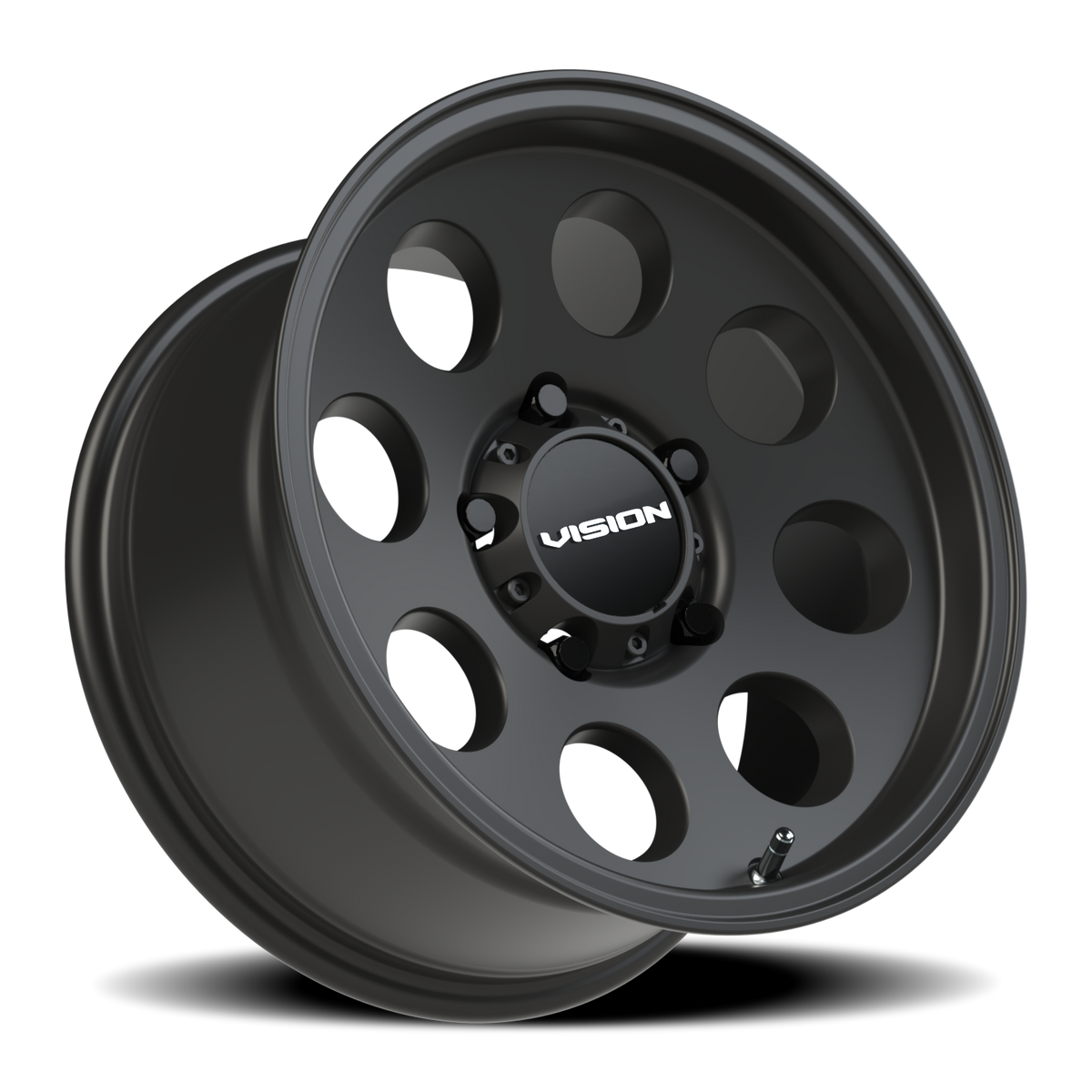 Vision Wheel 56 Satin Black 16x8 0 5x139.7mm 110mm - Wheelwiz