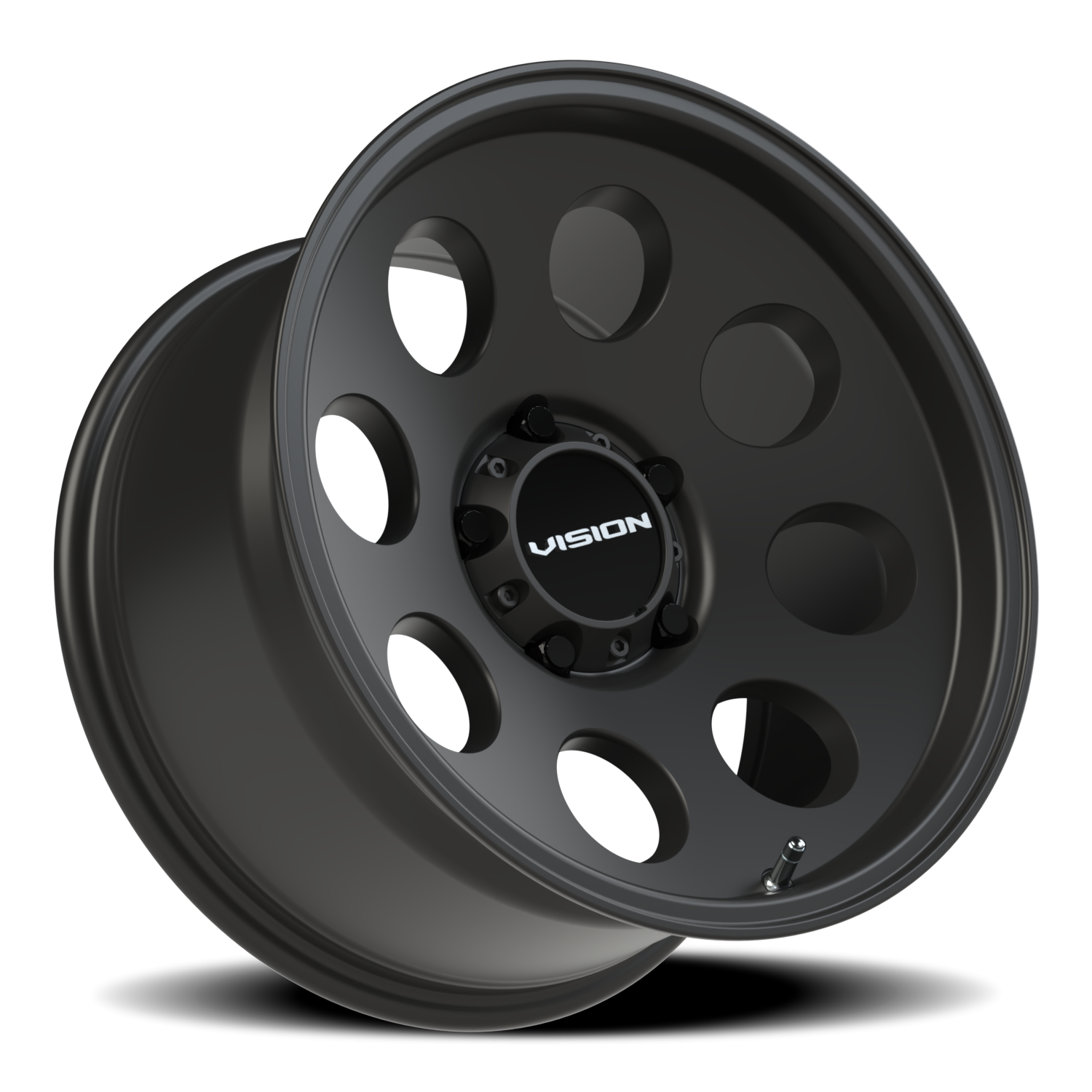 Vision Wheel 56 Satin Black 17x9 -12 5x135mm 87.1mm - Wheelwiz