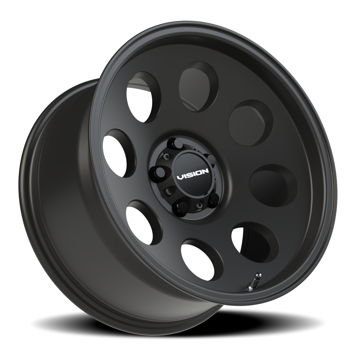 Vision Wheel 56 Satin Black 17x9 -12 5x114.3mm 83.1mm - Wheelwiz