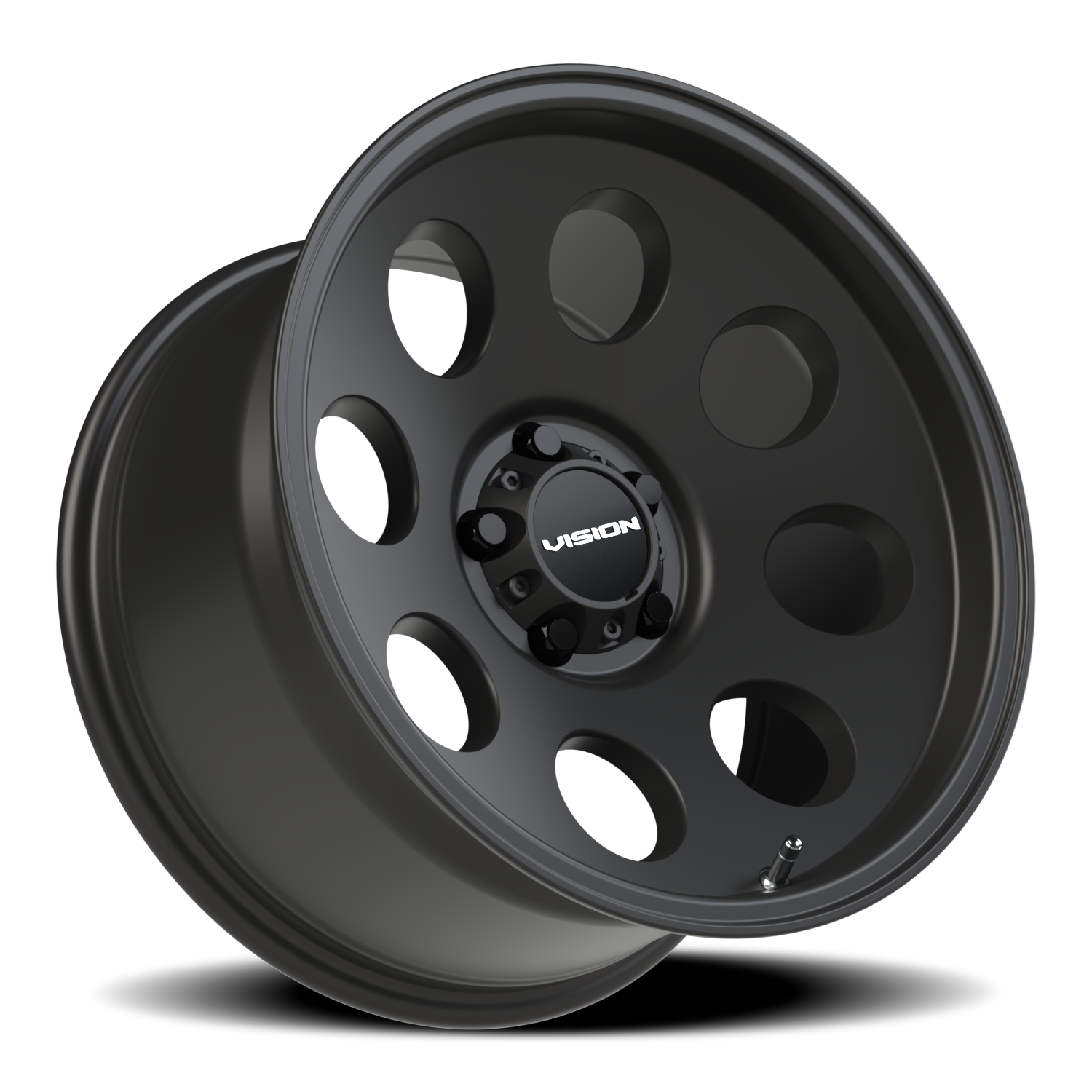 Vision Wheel 56 Satin Black 17x9 -12 5x114.3mm 83.1mm - Wheelwiz