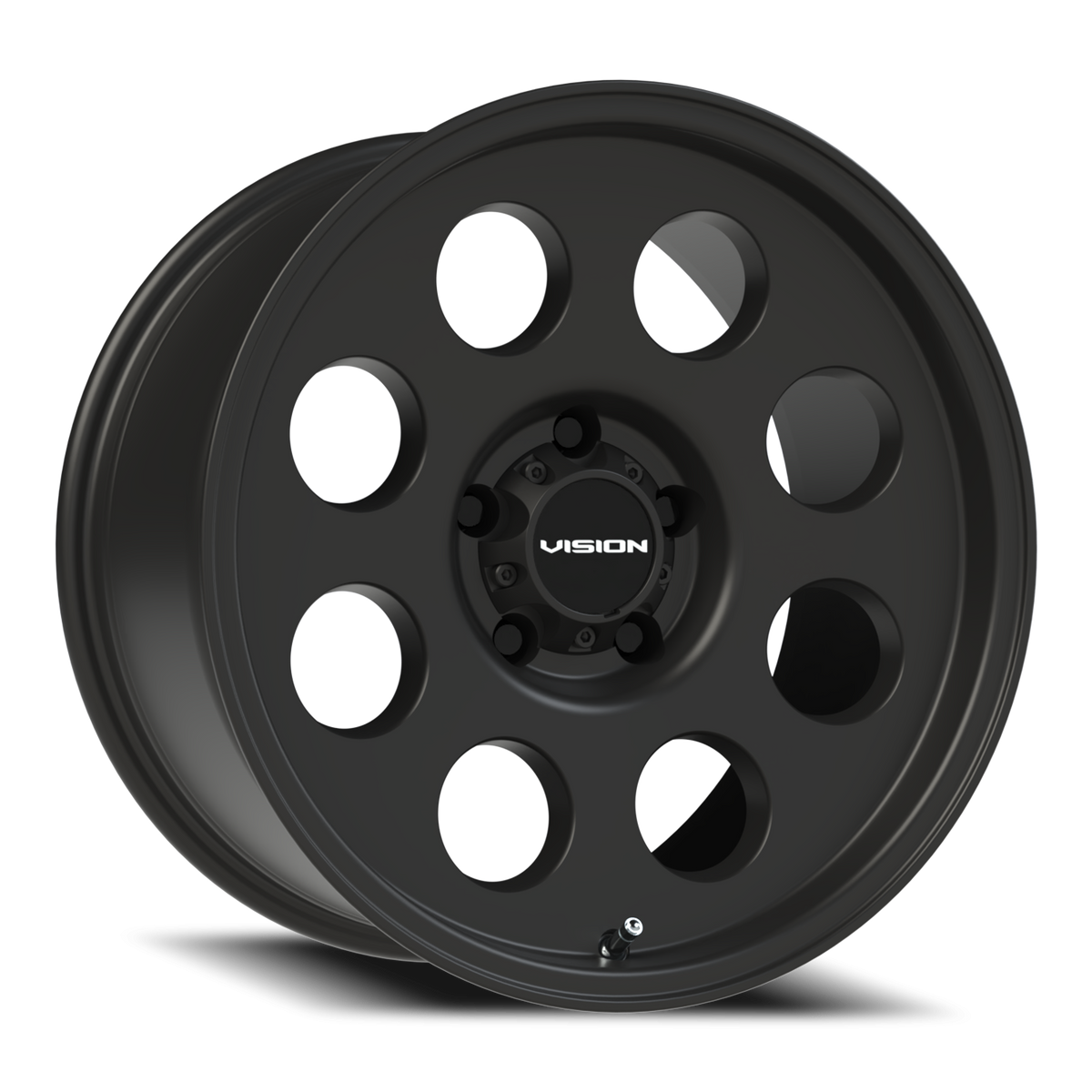 Vision Wheel 56 Satin Black 18x9 -12 5x127mm 78.1mm - Wheelwiz