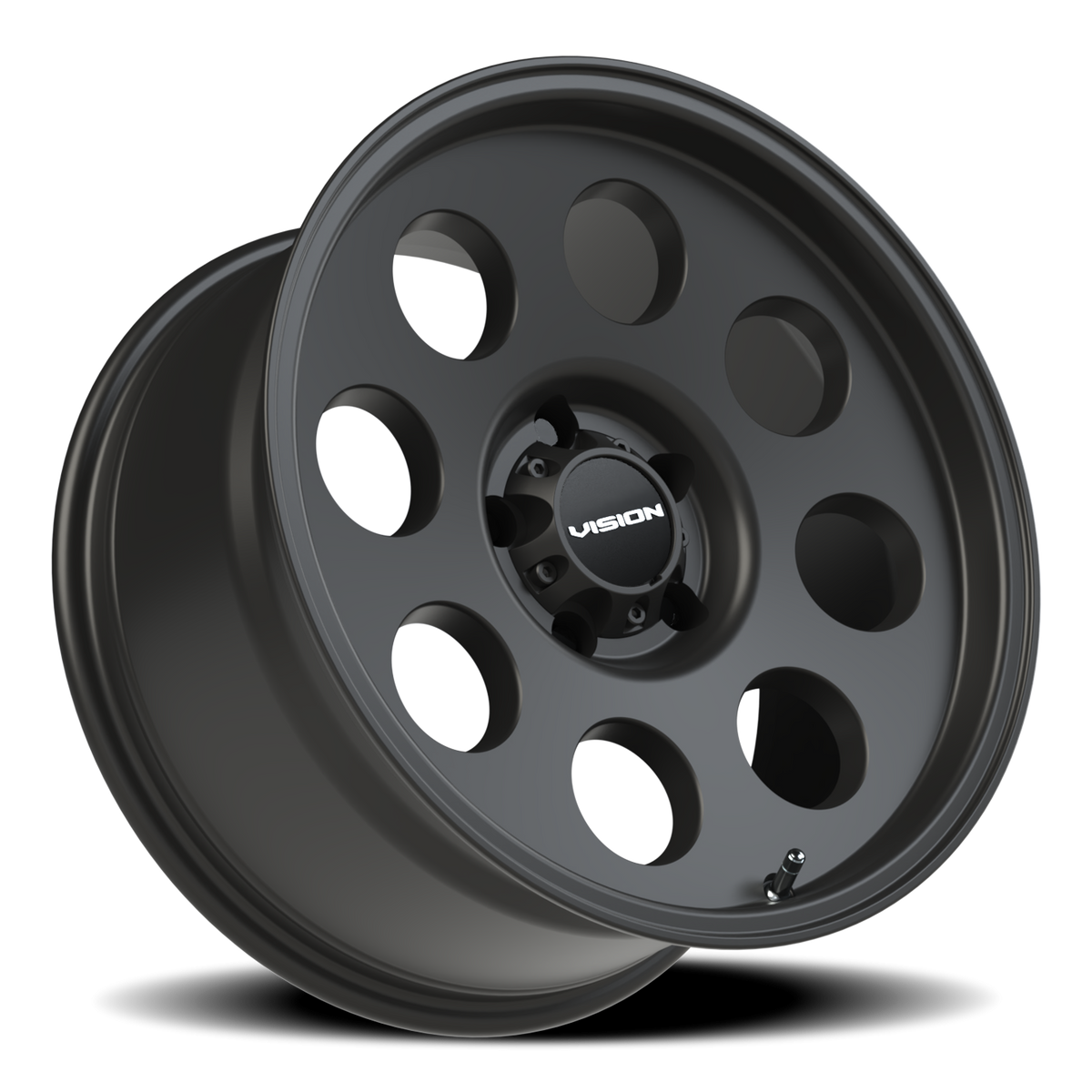 Vision Wheel 56 Satin Black 18x9 -12 5x127mm 78.1mm - Wheelwiz