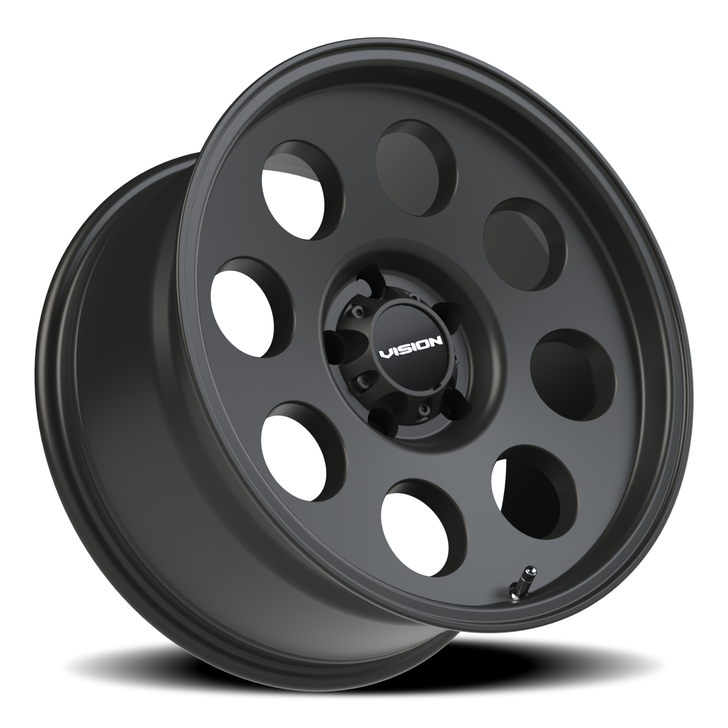 Vision Wheel 56 Satin Black 18x9 -12 5x127mm 78.1mm - Wheelwiz