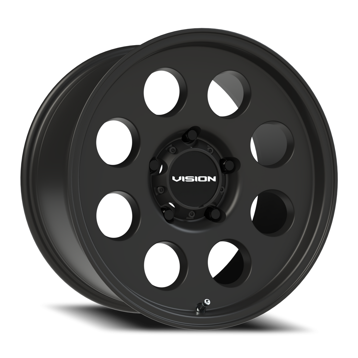 Vision Wheel 56 Satin Black 18x9 -12 5x139.7mm 108mm - Wheelwiz
