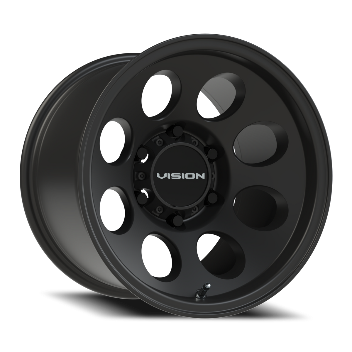 Vision Wheel 56 Satin Black 15x10 -25 6x139.7mm 110mm - Wheelwiz