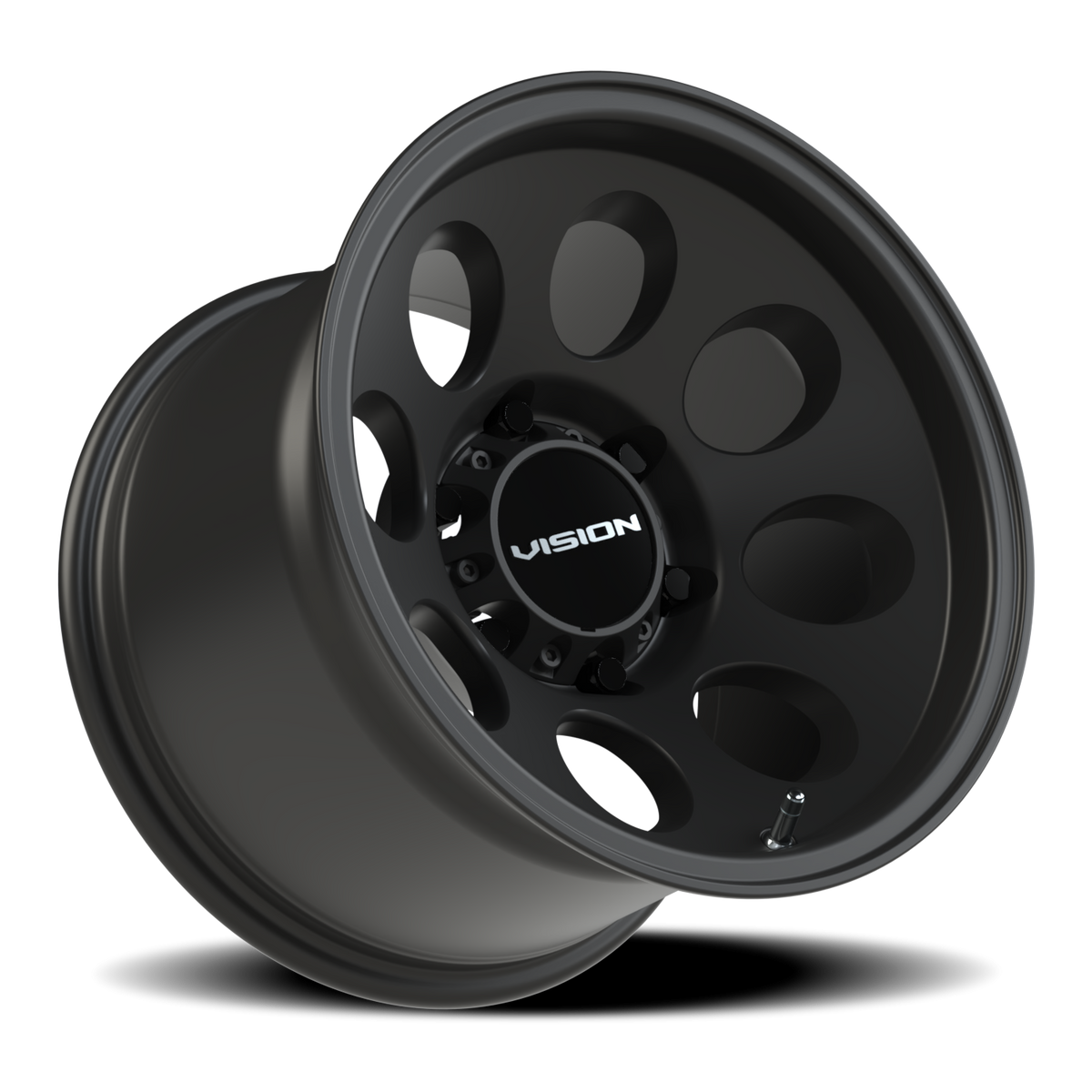 Vision Wheel 56 Satin Black 15x10 -25 6x139.7mm 110mm - Wheelwiz