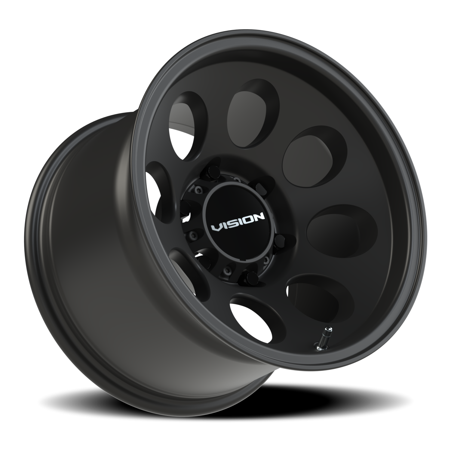 Vision Wheel 56 Satin Black 15x10 -25 6x139.7mm 110mm - Wheelwiz