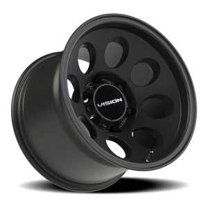 Vision Wheel 56 Satin Black 15x10 -25 6x139.7mm 110mm - Wheelwiz