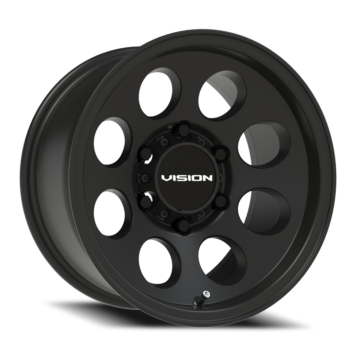 Vision Wheel 56 Satin Black 15x8 -19 6x139.7mm 110mm - Wheelwiz