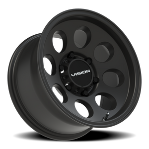 Vision Wheel 56 Satin Black 15x8 -19 6x139.7mm 110mm - Wheelwiz