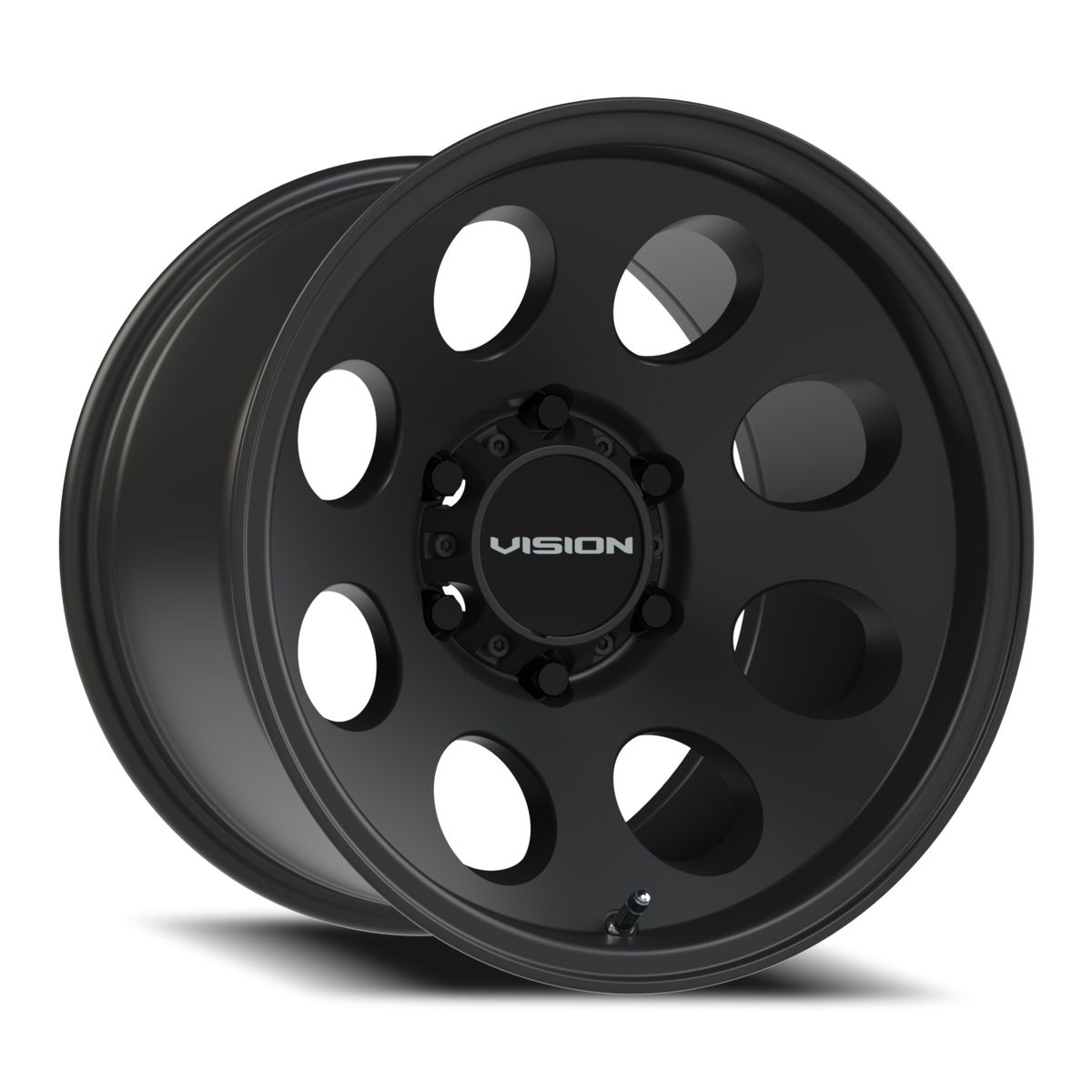 Vision Wheel 56 Satin Black 16x10 -25 6x139.7mm 110mm - Wheelwiz
