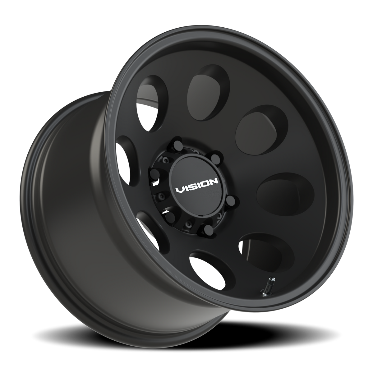 Vision Wheel 56 Satin Black 16x10 -25 6x139.7mm 110mm - Wheelwiz