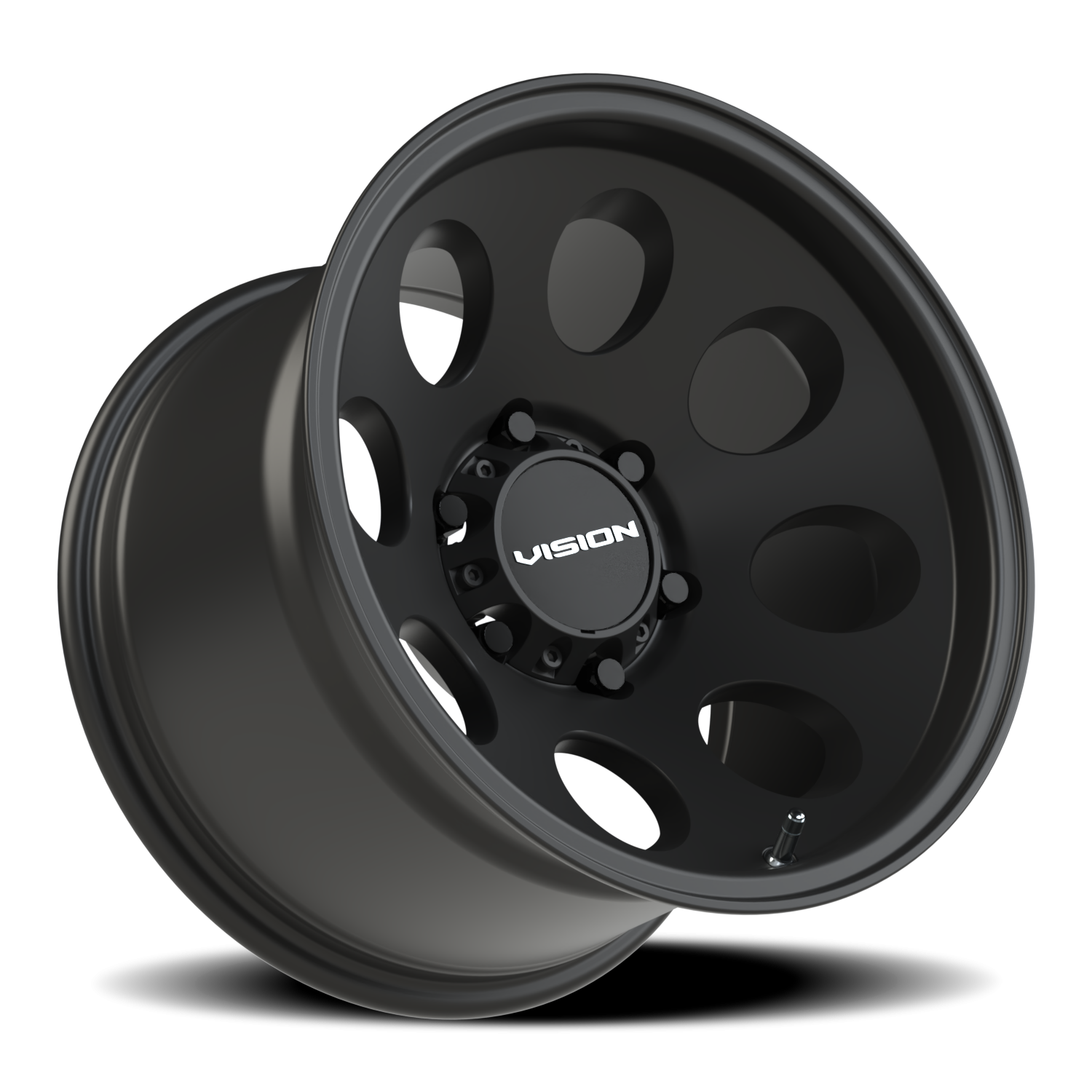 Vision Wheel 56 Satin Black 16x10 -25 6x139.7mm 110mm - Wheelwiz