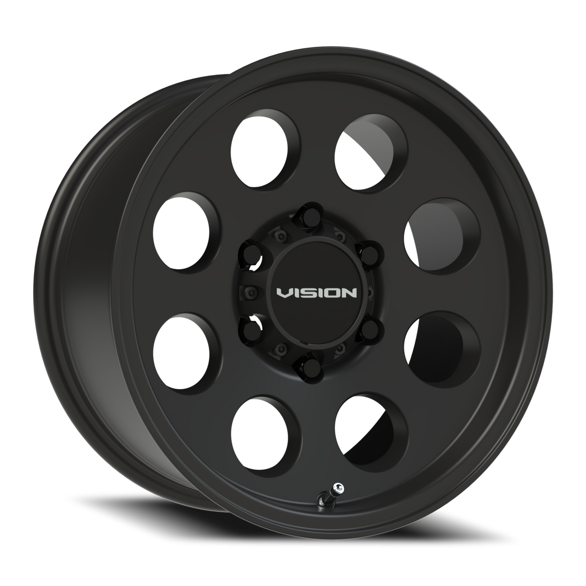 Vision Wheel 56 Satin Black 16x8 0 6x139.7mm 110mm - Wheelwiz