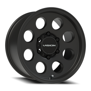 Vision Wheel 56 Satin Black 16x8 0 6x139.7mm 110mm - Wheelwiz