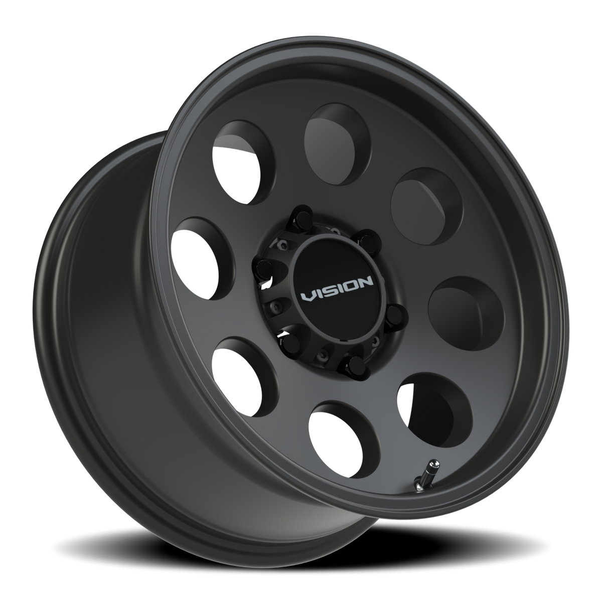 Vision Wheel 56 Satin Black 16x8 0 6x139.7mm 110mm - Wheelwiz