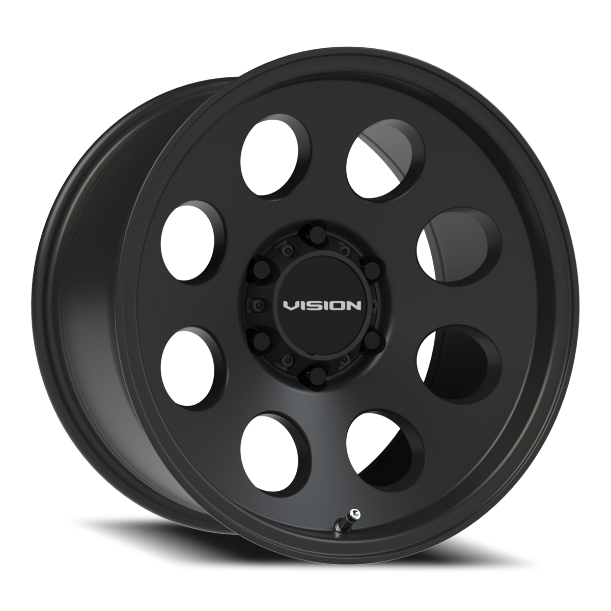 Vision Wheel 56 Satin Black 17x9 -12 6x139.7mm 106.2mm - Wheelwiz