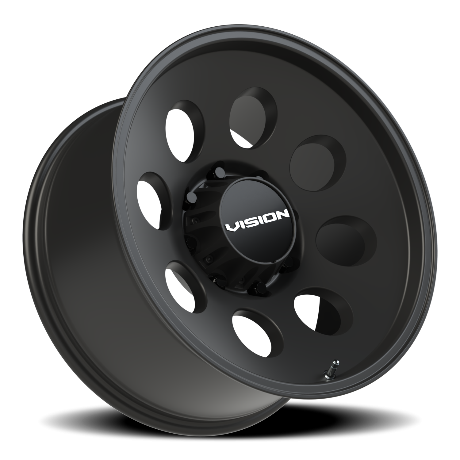 Vision Wheel 56 Satin Black 20x10 -25 8x180mm 124.3mm - Wheelwiz