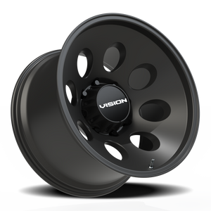 Vision Wheel 56 Satin Black 20x12 -44 8x170mm 125.2mm - Wheelwiz