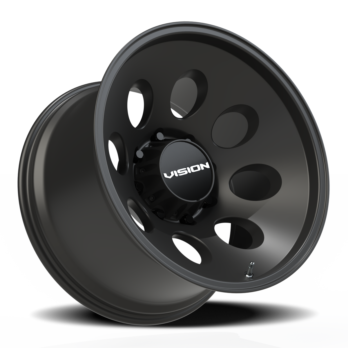 Vision Wheel 56 Satin Black 20x12 -44 8x165.1mm 125.2mm - Wheelwiz