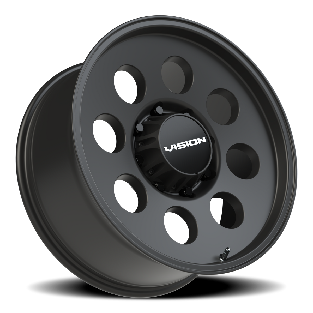 Vision Wheel 56 Satin Black 20x9 +12 8x165.1mm 125.2mm - Wheelwiz