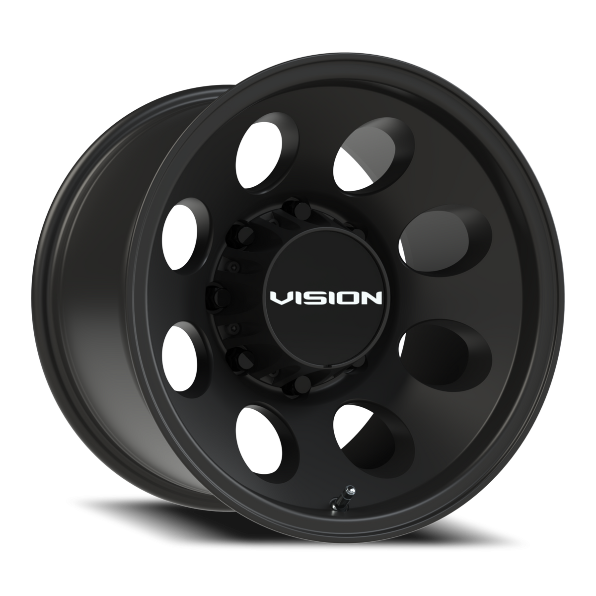Vision Wheel 56 Satin Black 16x10 -25 8x165.1mm 130.8mm - Wheelwiz