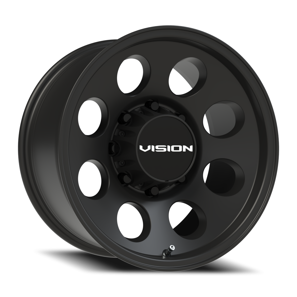 Vision Wheel 56 Satin Black 17x9 -12 8x170mm 125.2mm - Wheelwiz