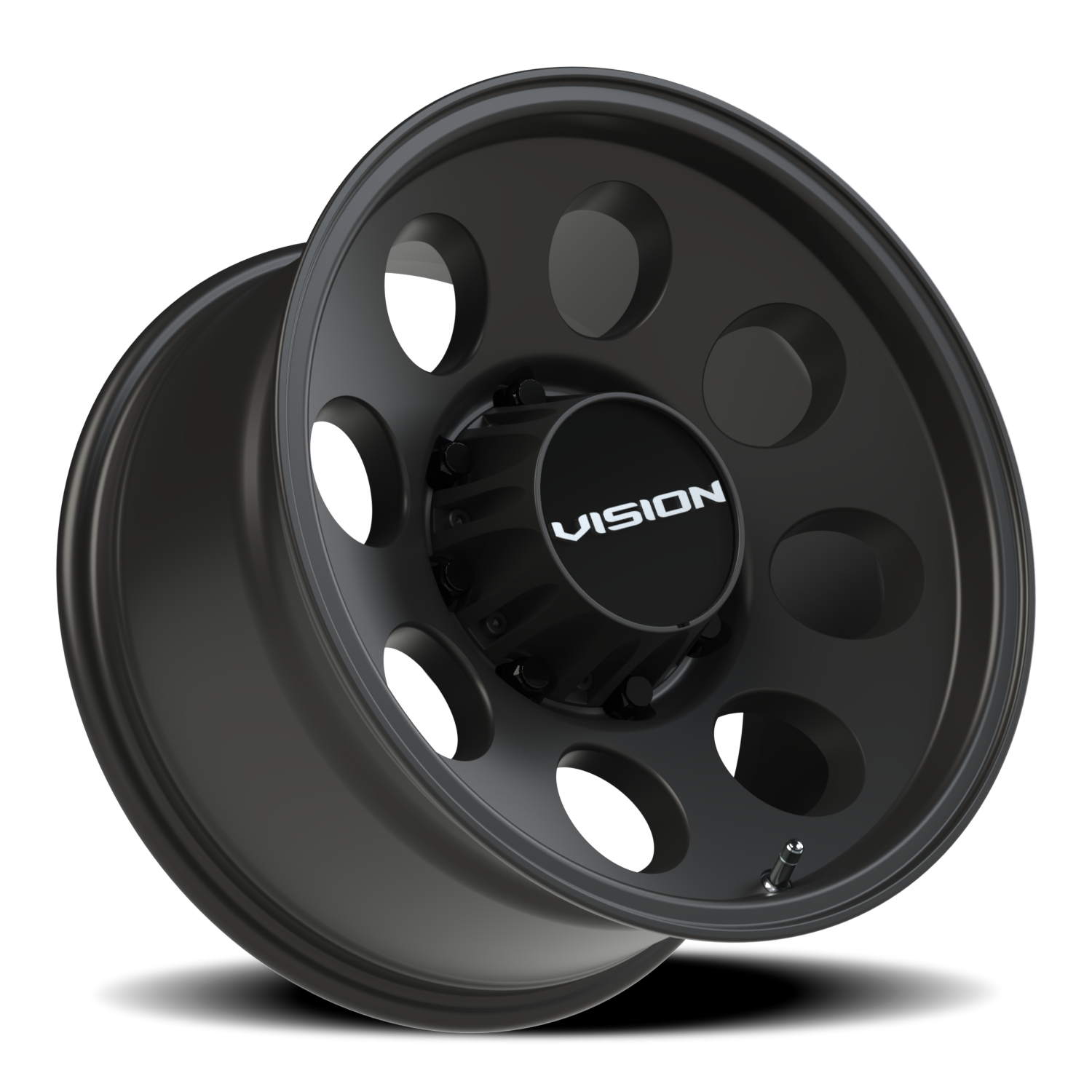 Vision Wheel 56 Satin Black 17x9 -12 8x170mm 125.2mm - Wheelwiz